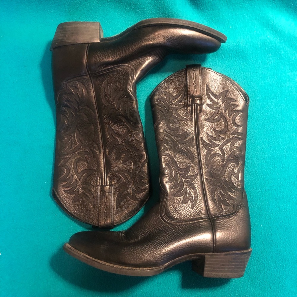 Ariat Black Leather Men's Boots - Picture 2 of 11